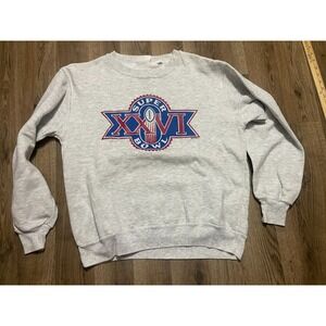 Vintage Chalk Line Sweater, Men's Size Medium, Crew, Pullover, Super Bowl XXVI